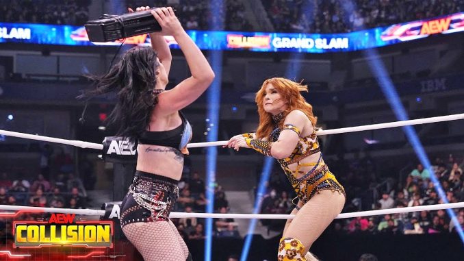 Jamie Hayter derrota a Saraya en su propio terreno durante AEW Collision Grand Slam 2024