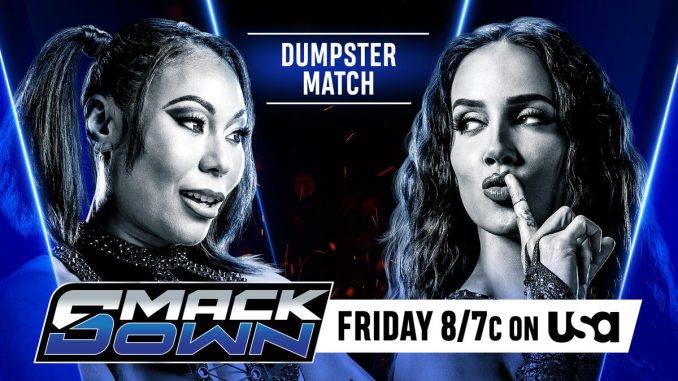 Michin y Chelsea Green se enfrentarán en un Dumpster Match en WWE SmackDown (Octubre 4, 2024)