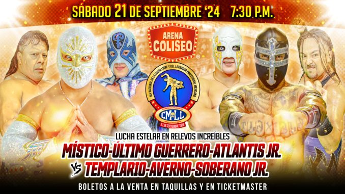 Resultados CMLL (Septiembre 21, 2024) – Sábado de Coliseo