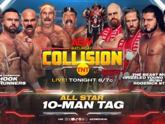 Rush consigue el triunfo de su equipo en el All Star 10-Man Tag Match de AEW Collision