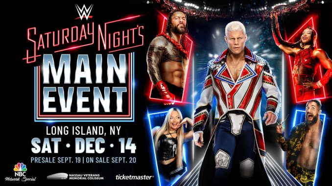 WWE anuncia el regreso de Saturday Night’s Main Event para diciembre de 2024