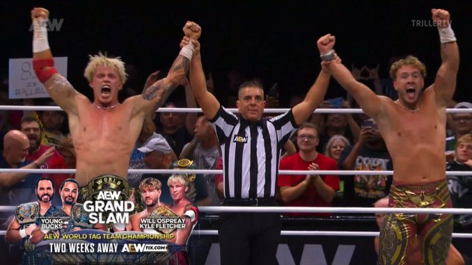 Will Ospreay & Kyle Fletcher obtienen oportunidad titular contra The Young Bucks para AEW Grand Slam 2024