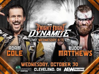 Adam Cole regresará a la acción durante AEW Dynamite 30 de octubre de 2024