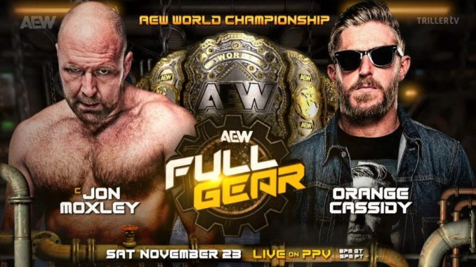 Jon Moxley expondrá el Oro Mundial de AEW frente a Orange Cassidy en Full Gear 2024