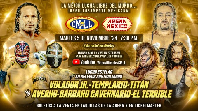 Resultados CMLL (Noviembre 5, 2024) – Martes de Arena México