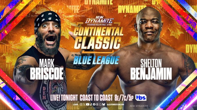 Shelton Benjamin consigue sus primeros tres puntos del AEW Continental Classic 2024 tras derrotar a Mark Brisoce