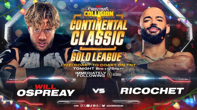 Con polémica victoria, Ricochet pasa sobre Will Ospreay para llegar a la cima del AEW Continental Classic 2024