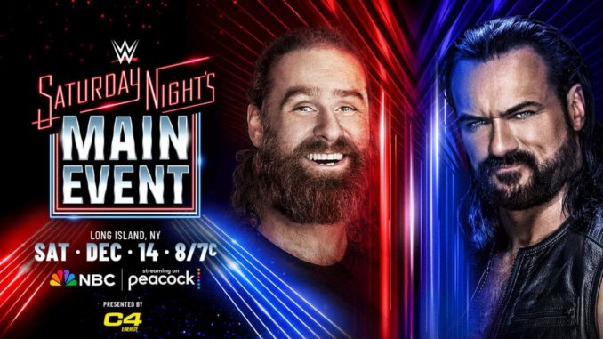 Drew McIntyre regresa a la acción para enfrentar a Sami Zayn en WWE Saturday Night’s Main Event (Diciembre 14, 2024)