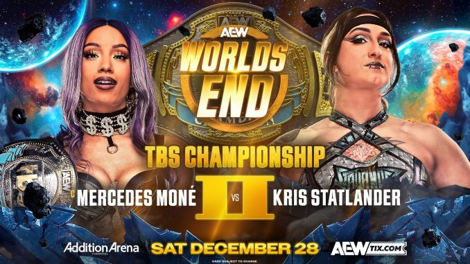 Mercedes Moné vs Kris Statlander II es oficial para AEW Worlds End 2024