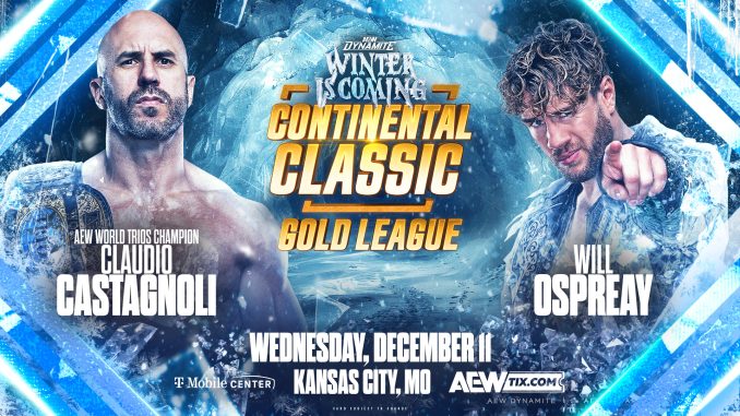 Will Ospreay usa su astucia para derrotar a Claudio Castagnoli en el AEW Continental Classic 2024