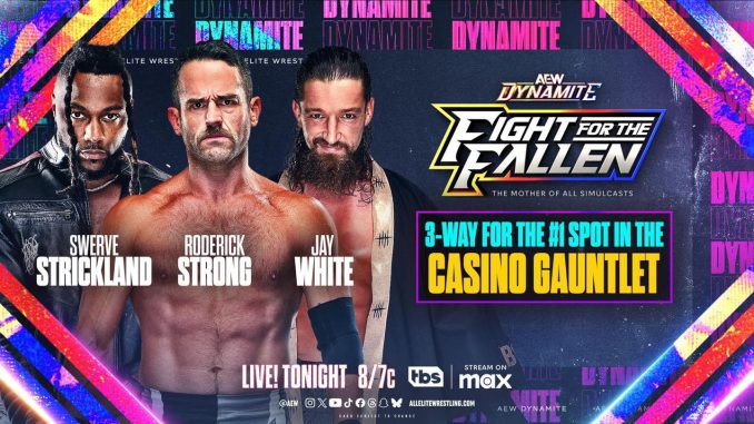 Jay White consigue el puesto número uno para el Casino Gauntlet Match; Ricochet acaba con Swerve Strickland