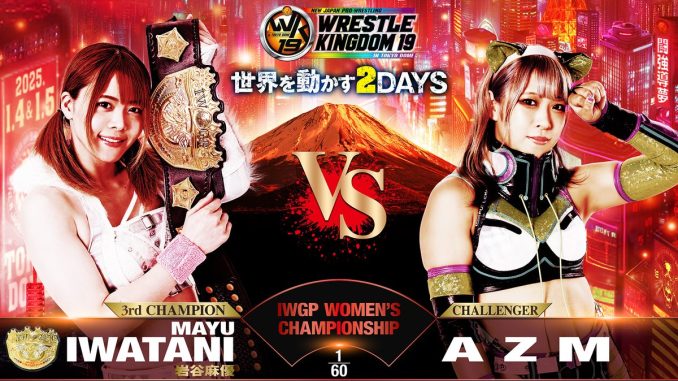 Mayu Iwatani extiende su histórico reinado como Campeona de la IWGP derrotando a AZM en el Tokyo Dome