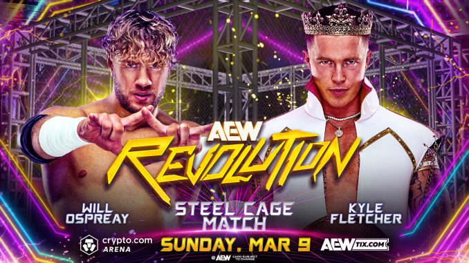 Kyle Fletcher acepta un Steel Cage Match ante Will Ospreay en AEW Revolution 2025