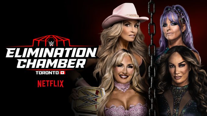 Trish Stratus respaldará a Tiffany Stratton en contra de Nia Jax & Candice LeRae en WWE Elimination Chamber: Toronto