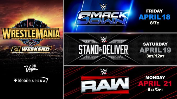 WWE hace oficial el Calendario de la semana de WrestleMania 41