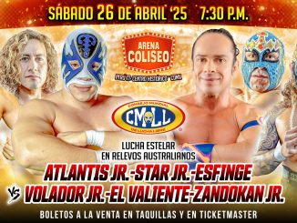 Resultados CMLL 26 de abril de 2025 – Sábado de Coliseo