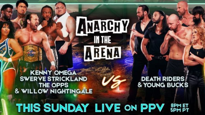 AEW Double or Nothing: Confirmados los participantes de Anarchy in AEW Double or Nothing: Confirmados los participantes de Anarchy in the Arena 2025