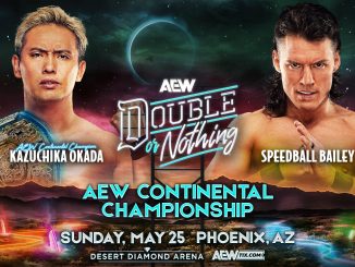Kazuchika Okada defenderá el Título Continental de AEW frente a Mike Bailey en Double or Nothing 2025