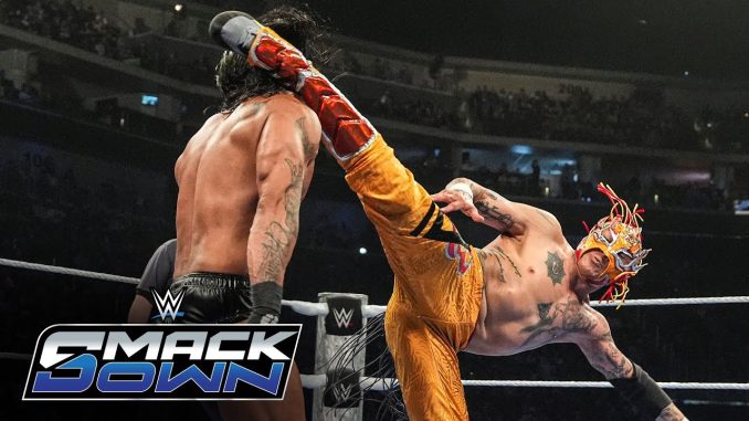 Rey Fénix gana el duelo de mexicanos contra Santos Escobar Rey Fénix gana el duelo de mexicanos contra Santos Escobar en WWE SmackDown