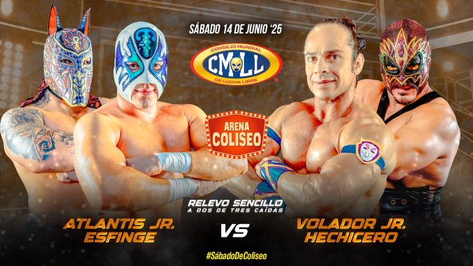 Resultados CMLL 14 de junio de 2025 - Sábado de Resultados CMLL 14 de junio de 2025 – Sábado de Coliseo