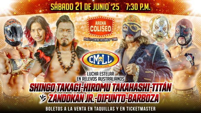Resultados CMLL 21 de junio de 2025 - Sábado de Resultados CMLL 21 de junio de 2025 – Sábado de Coliseo