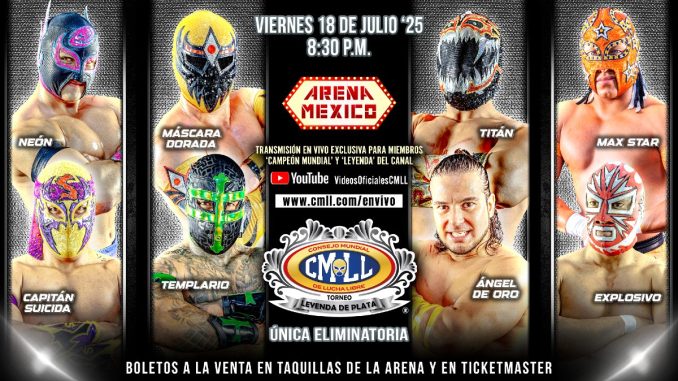 Resultados CMLL 18 de julio de 2025 – Viernes Espectacular
