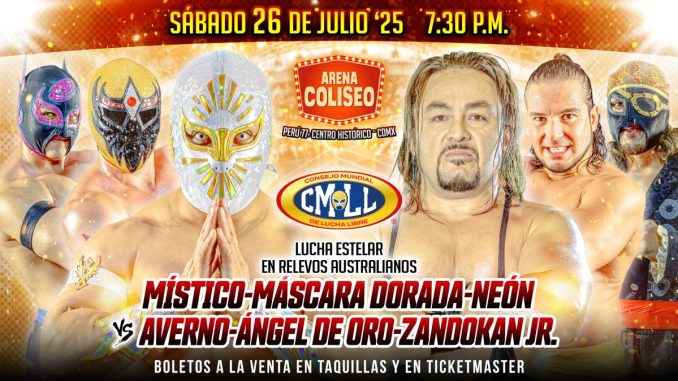 Resultados CMLL 26 de julio de 2025 - Sábado de Resultados CMLL 26 de julio de 2025 – Sábado de Coliseo