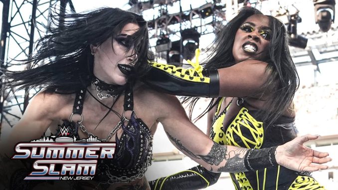 PRUEBA SUPERADA: Naomi retiene el Título Mundial Femenino ante Rhea PRUEBA SUPERADA: Naomi retiene el Título Mundial Femenino ante Rhea Ripley e Iyo Sky en la segunda noche de SummerSlam