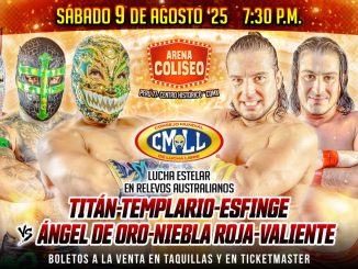 Resultados CMLL 9 de agosto de 2025 – Sábado de Coliseo