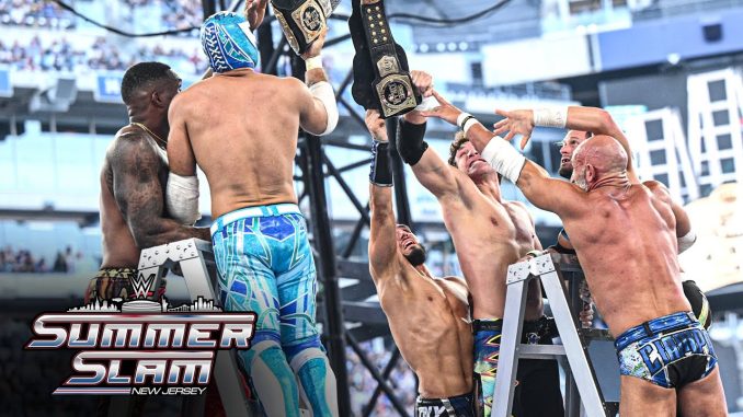 The Wyatt Sicks sobreviven a un Six-Pack TLC Match en The Wyatt Sicks sobreviven a un Six-Pack TLC Match en SummerSlam para seguir reinando como Campeones en Pareja de WWE