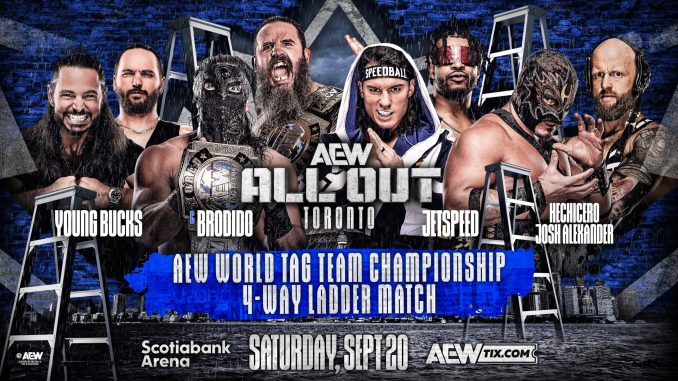 Brodido tiene rivales para AEW All Out 2025: The Young Bucks, JetSpeed y The Don Callis Family clasifican al Ladder Match en Toronto