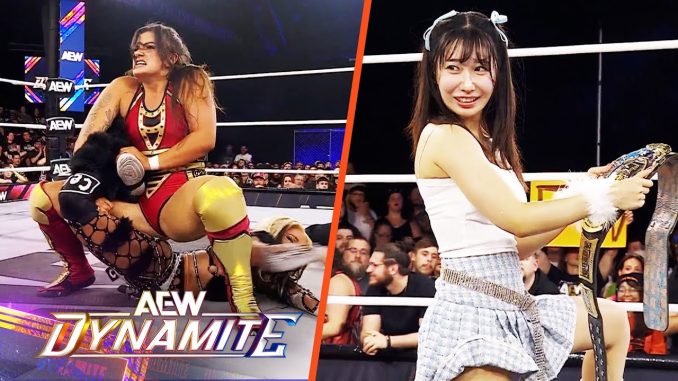 Mercedes Moné retiene el Título TBS ante Alex Windsor; Riho Mercedes Moné retiene el Título TBS ante Alex Windsor; Riho reaparece en AEW