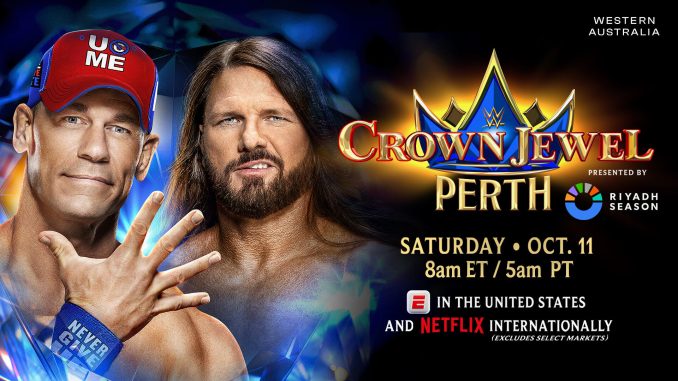 OFICIAL PARA CROWN JEWEL: John Cena enfrentará a AJ Styles durante su gira de despedida