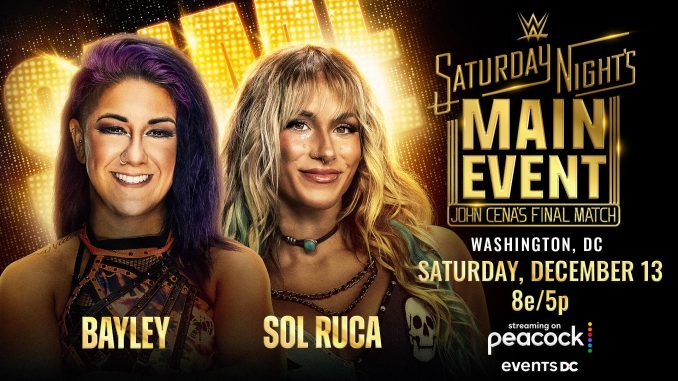 Sol Ruca enfrentará a Bayley en WWE Saturday Night’s Main Event